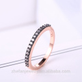 Schmuck 1-Dollar-Ring Rose Vergoldung